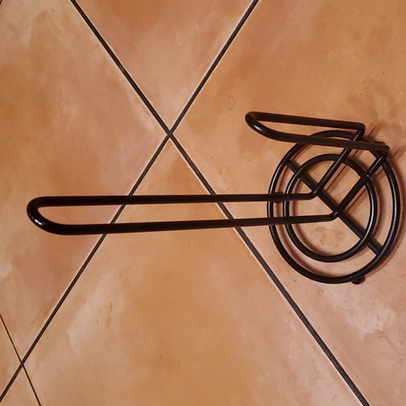 Kitchen Heavy Duty Black Metal Paper Towel Holder Stand Poshmark